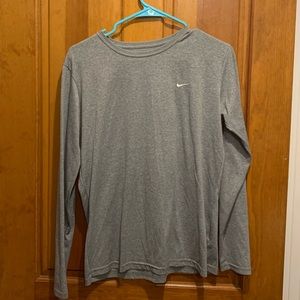 Nike long sleeve drifit shirt